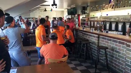 Ambiance d'après-match à Hamme (5/8/2018)