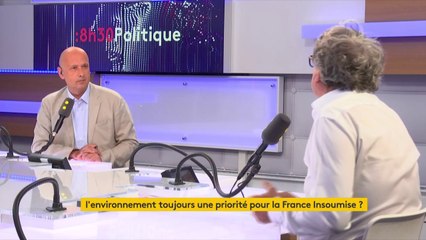 "Nicolas Hulot devrait être ministre de l'Ecologie, ça irait mieux dans le pays !" ironise Eric Coquerel (LFI)