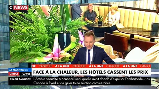 Paris : Des hôtels proposent aux franciliens des prix jusqu'à 50% pour profiter des chambres climatisées - Regardez