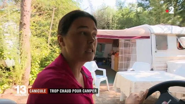 Certains campings boudés par les touristes à cause de la canicule accusent d'importantes baisses de chiffre d'affaire - Regardez