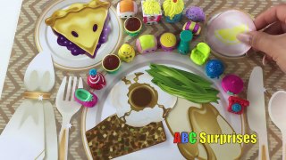 Yummy SHOPKINS Dinner Party Surprise Toy Egg Shopkins Collecton Come Join Learning Fun