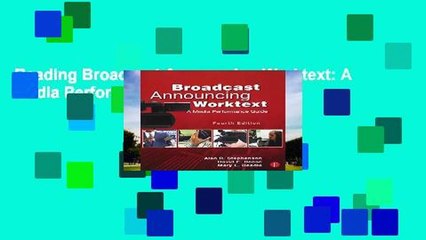 Reading Broadcast Announcing Worktext: A Media Performance Guide Full access