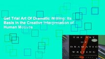Get Trial Art Of Dramatic Writing: Its Basis in the Creative Interpretation of Human Motives