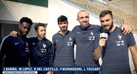 Coupe Davis : le foot et le hand derrière les Bleus !