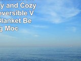 Berkshire Blanket Wide Corduroy and Cozy Sherpa Reversible Velvetloft Blanket Bed King