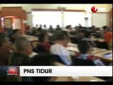 Sejumlah PNS Tidur saat Sosialisasi Pilkada di Cianjur