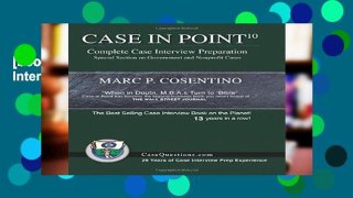 [book] Free Case in Point 10: Complete Case Interview Preparation