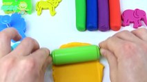 Play and Colours Play Doh Modelling Clay Animals Elephant Cars Molds Fun and Creative for