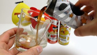Angry Bird NEW Soft Drinks Tropical, Orange & Cola Flavor