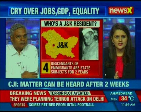 Jammu & Kashmir: SC adjourns hearing on Article 35A, next hearing on August 27