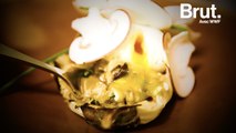Les recettes durables de Florent Ladeyn : aubergine farcie et son œuf mollet