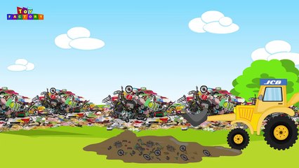 JCB | JCB for children | jcb and Garbage trucks Videos for children