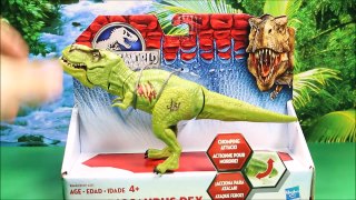 New Basher & Biter T Rex Vs Indominus Rex Jurassic World By WD Toys