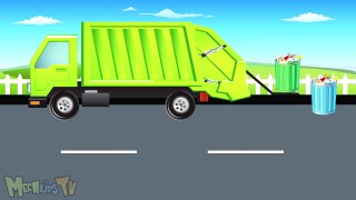Garbage Truck Monster Trucks For Children Mega Kids Tv