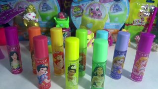 Shopkins Disney Princess Lippy Lips Opening Beauty Lip Glosses Review! Unboxing