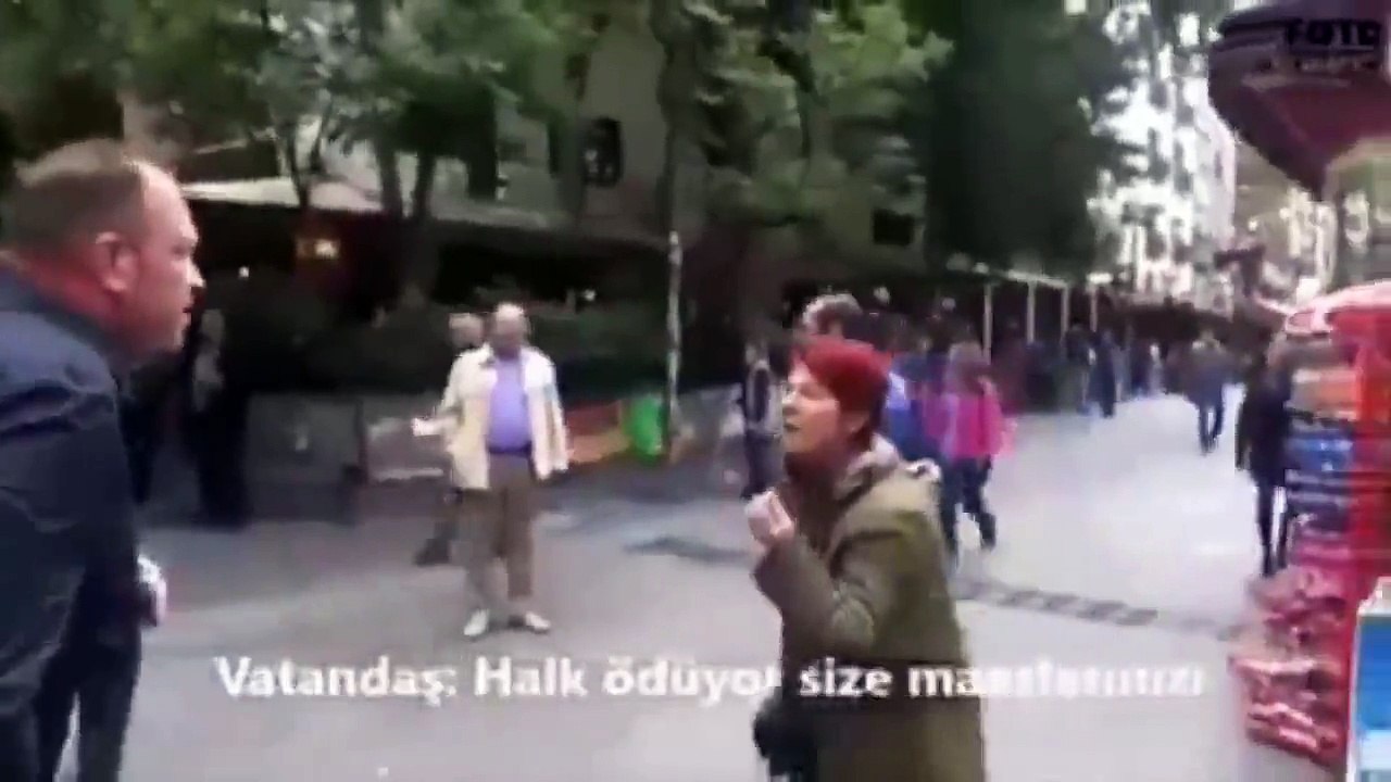 "Maaşınızı biz ödüyoruz" diyen vatandaşa böyle cevap verdi