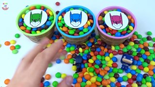 Candy Surprise Toys BATMAN Superhero Marvel Learning Colors For children Toddlers