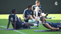 El equipo se entrenó en el Audi Field antes de viajar a Nueva York