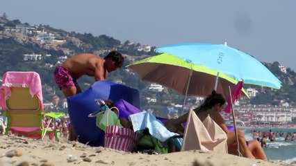 Paz Padilla presume de tipazo en la playa