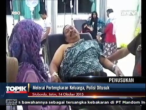 Polisi Ditusuk Tetangga Karena Melerai Pertengkaran Suami-Istri
