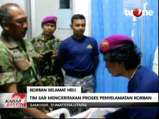 Tim SAR Kunjungi Fransiskus Korban Selamat Kecelakaan Heli