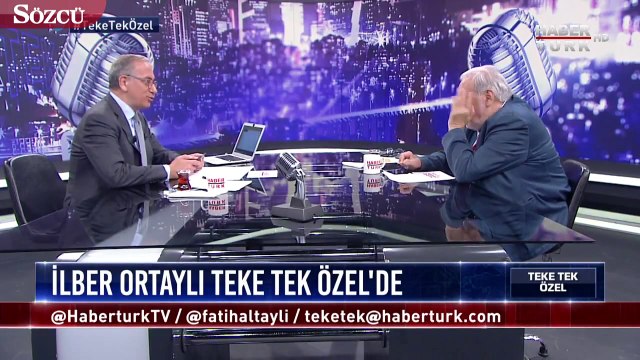 İlber Ortaylı canlı yayında olduğunu fark etmeyince...