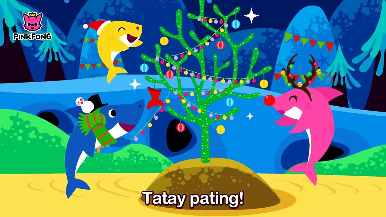 Mga Namamaskong Pating | Baby Shark | Pamaskong Awitin | Pinkfong Songs for Children