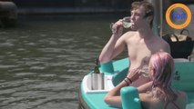 Visiter Londres dans un jacuzzi flottant en buvant de l'alcool, c'est possible !