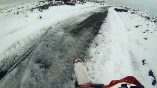 Brutal Dirt Bike Crash in the Snow | GoPro HD