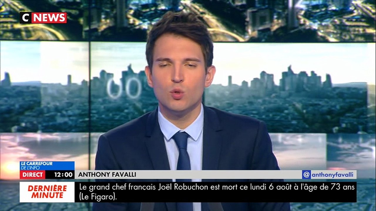 Disparition de Joël Robuchon: Marc Veyrat lui rend hommage sur CNEWS