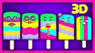 Finger Family Song | color Full Ice Cream Finger Family Rhymes For Babyes