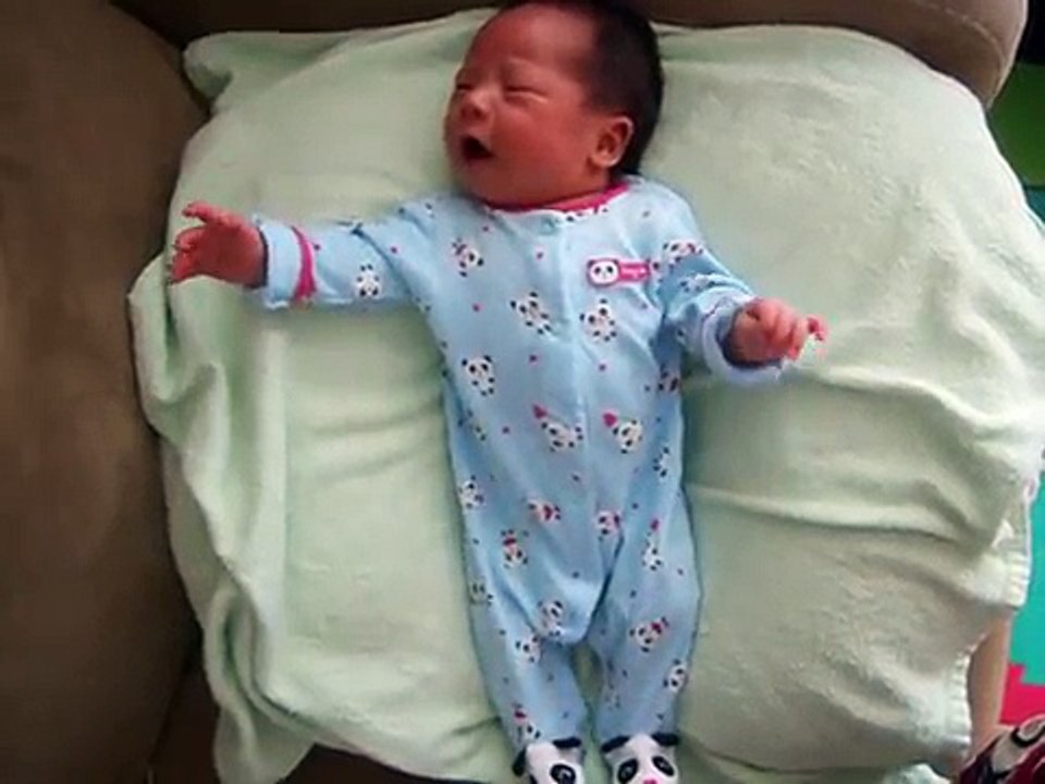 newborn baby crying / month of May