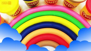 Beautiful Rainbow Lets make with Play Doh