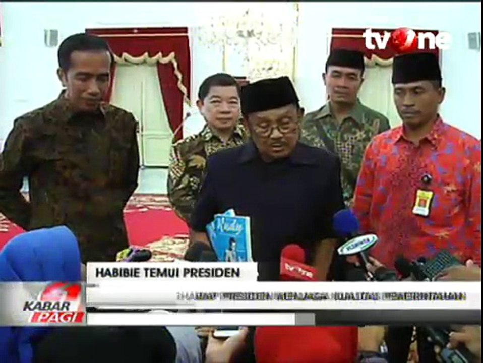 Hendak ke Jerman, Habibie Pamit ke Jokowi