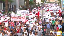 شاهد: تونس تنتفض رفضا للتعديلات الاجتماعية والمتظاهرون يرددون 