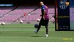 Les jongles d'Arturo Vidal au Camp Nou