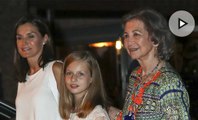 La reina Letizia y Sofía, complicidad junto al rey Felipe