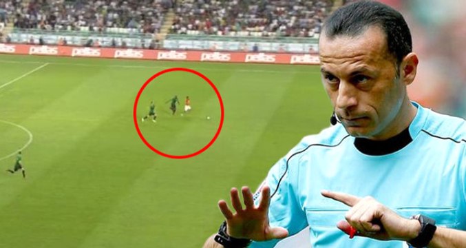 Video Hakem Sisteminin Başındaki Bülent Yıldırım, Pozisyona Kırmızı Kart Demesine Rağmen Cüneyt Çakır Sarı Kart Verdi