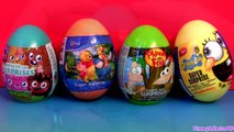 Moshi Monsters Toy Surprise Spongebob Disney Winnie Pooh & Tigger, Phineas Ferb Easter Egg