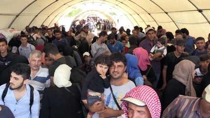 Suriyeliler bayram için ülkelerine gidiyor - KİLİS