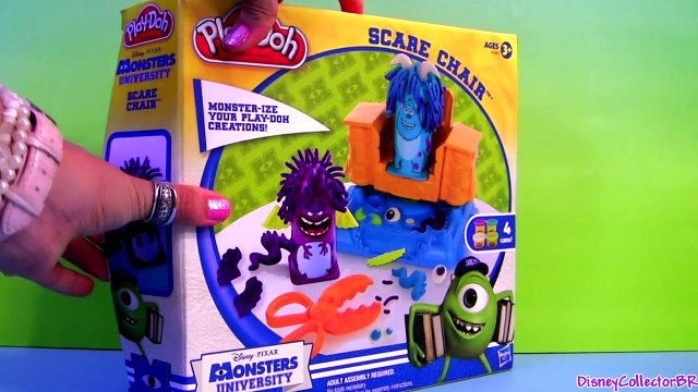 Play Doh Monsters University Scare Chair Barber Shop Pixar La Peluquería de Monstruos Disn