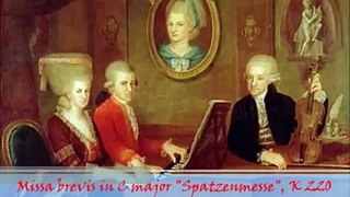 W. A. Mozart KV 220 (196b) Missa brevis in C major Spatzenmesse