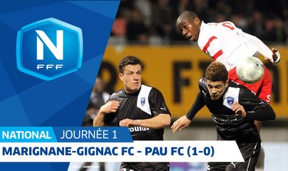 J1 : Marignane-Gignac FC - Pau FC (1-0), le résumé