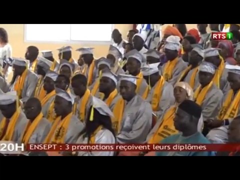 ENSEPT : 3 promotions reçoivent leurs diplômes