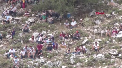 Antalya Kumluca'da Boğa Güreşleri Yapıldı