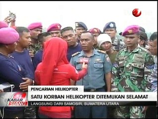 Satu Korban Helikopter Ditemukan Dengan Kondisi Selamat