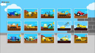 toy truck videos for children, Learning Colors with Excavator for Kids & Color Garage