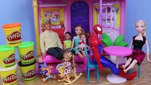 Frozen Play Doh Halloween Barbie Dollhouse DisneyCarToys Play Dough Ghost Costume