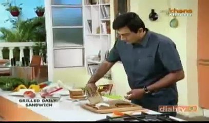 How To Make Daily Grilled Sandwich | Grilled Sandwich By Sanjeev Kapoor | ग्रिल्ड सैंडविच