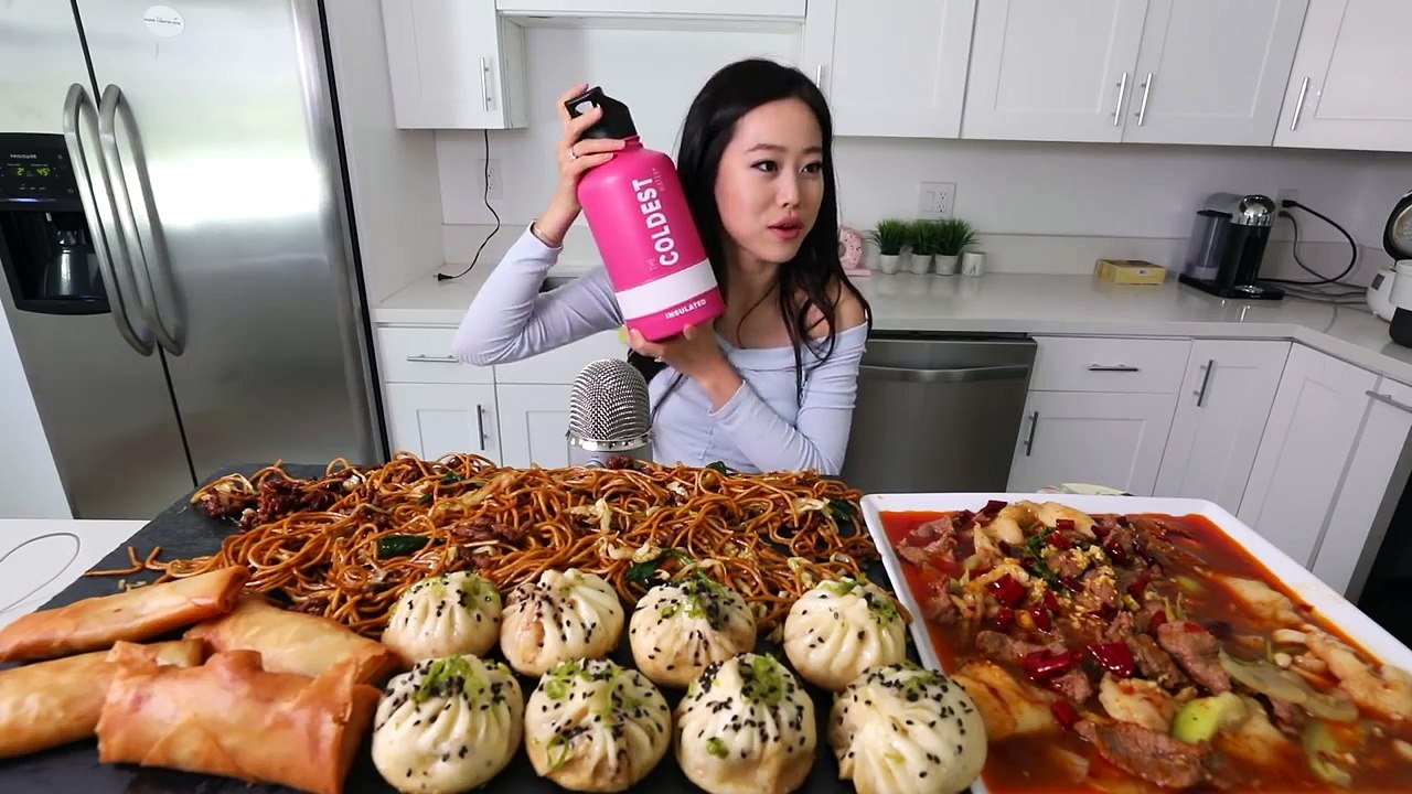 Spicy Chinese DIM SUM | MUKBANG | Eating Show
